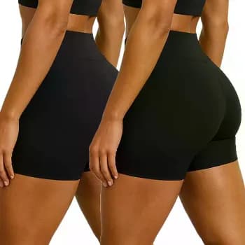 Kit 02 Shorts Suplex Legging Academia Cós Alto