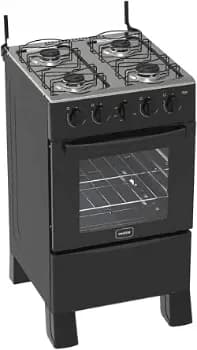 Fogão Realce Ares 4 Bocas Com Acendimento Manual - Bivolt - Preto