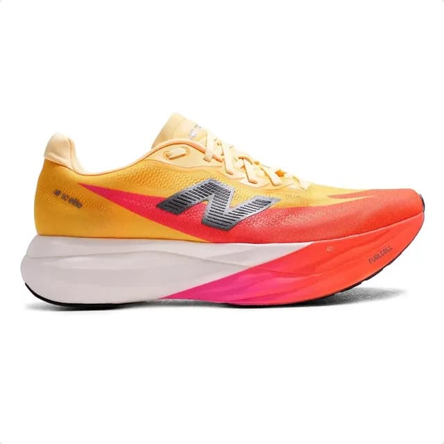 Tenis New Balance Fuelcell Supercomp Elite V5 Feminino Laranja 38 Br