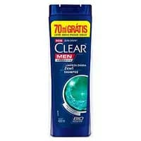 Shampoo Anticaspa 2 em 1 Clear Men 400ml