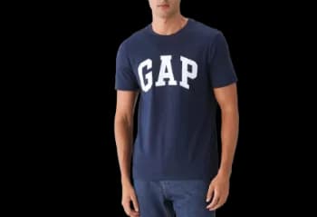 Camiseta Gap Logo Azul-marinho