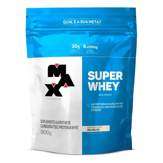 Max Titanium Super Whey Refil 900g