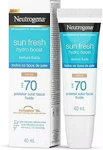 Protetor Solar Facial Neutrogena Hydro Boost, Cor 2.0, Fps 70, 40ml