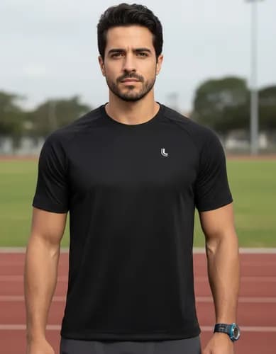 Camiseta Básica Lupo Masculina Fitness Academia -confortável
