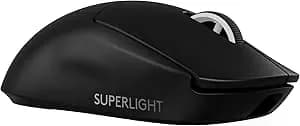 Mouse Gamer Sem Fio Logitech G Pro X Superlight 2 Com Tecnologia Lightspeed, Ultraleve, Switch Lightforce, Sensor Hero 2 Com 44k Dpi, 5 Botões Programáveis E Bateria Recarregável - Preto