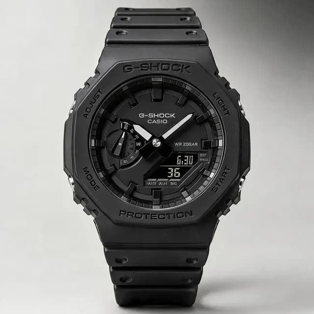 Relógio Casio G-Shock Masculino Carbon GA-2100-1A1DR Preto