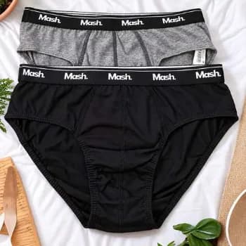 Kit 6 Cuecas Masculino Slip Mash De Algodão Macio Original