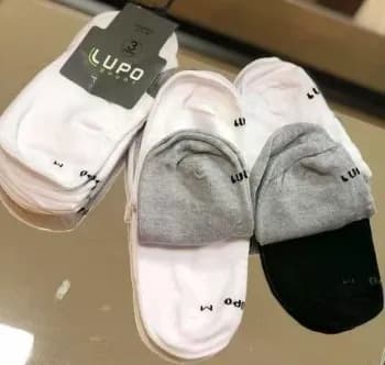 Kit De 6 Pares De Meias Masculino E Feminino Sapatilha Lupo
