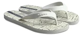 Chinelo Sandália Aramis Masculino Conforto Casual Branco 87 Liso 39/40