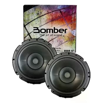 Alto Falante Bomber Bbr6 6pol 100rms Full Range Montadora
