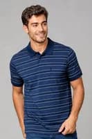 Camisa Polo Piquet Masculina Listrada Polo Wear