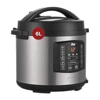 Panela Pressão Elétrica WAP Inox 6L  Digital com Timer