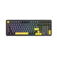 Teclado Mecânico Gamer Sem Fio RGB Tri-Mode