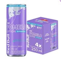 Bebida Energética Red Bull Energy Drink Edition Sugarfree Zero Açúcar 250ml 4 Unidades Frutas Cítricas