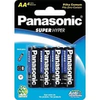 Pilha Panasonic Comum AA c/04 unidades