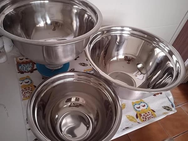 Conjunto de Tigelas Inox 3 Peças Suprema Brinox Aço Inox