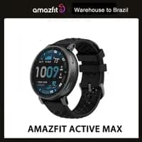 Smartwatch Amazfit Active Max com Tela Amoled 1,5", GPS Dual-Band, 5Atm