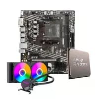 Placa-Mãe MSI B550M-A PRO, Processador Ryzen 7 5700X, Water Cooler RGB 240mm