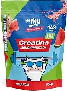 Creatina +mu Em Pó Sabor Manga X 500g