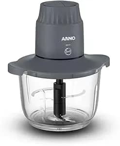 Processador De Alimentos Arno Choppeo Ch01, 500w, Recipiente De Vidro 2l, 2 Velocidades, 4 Lâminas Inox, Tampa De Conservação E Base Antiderrapante, 110v
