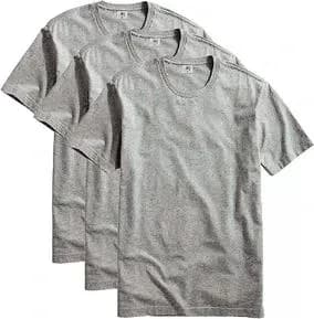 Kit com 3 Camisetas Masculina Básica Algodão Premium