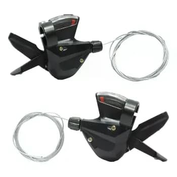 Troca perfeita! Passador S/ Manete 3x7/8/9v Preto 21v! 🚴💨