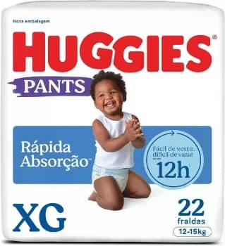 HUGGIES Fralda Tripla Prot. Roup. Xg - 24Und