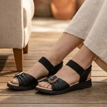 Sandália Papete Feminina Piccadilly Calce Fácil Conforto Picadily Picadili Macia Ortopedica