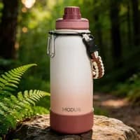 Garrafa Térmica 950ml Aço Inoxidável Alça Paracord