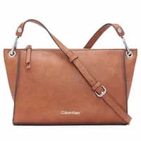 Bolsa tiracolo feminina Calvin Klein Reyna caramelo