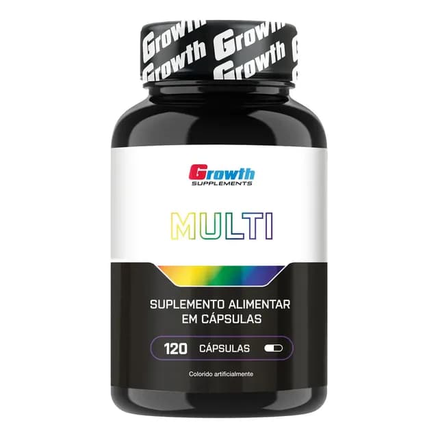 Multivitamínico 120 Cápsulas Growth Supplements