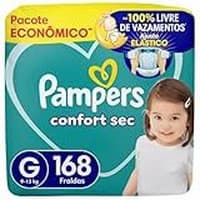 Fralda Pampers Confort Sec Tamanho G 168 Unidades