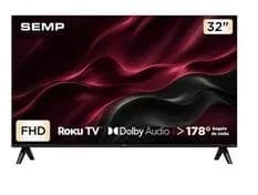 Smart TV Semp 32 Polegadas LED Full HD S42R Roku TV Wi-Fi Dolby Audio Brilho até 220 Nits 32S42R