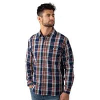 Camisa Masculina Casual Manga Longa Xadrez M