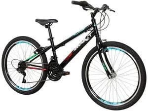 Bicicleta Caloi Max Aro 24, 21 Marchas, Grip Shift, Freio V-Brake, Aros de Alumínio Parede Dupla, Passeio e Lazer