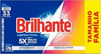 Brilhante Limpeza Total - Sabão Em Pó 2Kg