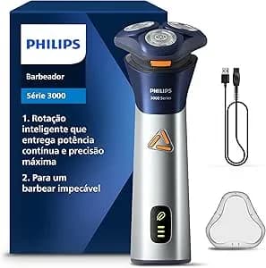 Philips Barbeador Elétrico Shaver Série 3000 Cabeças Flexíveis 6d