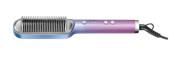 Escova Alisadora Juliette Bivolt Azul/Rosa