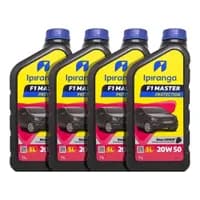 Kit 4 Óleos 20W50 F1 Master Mineral Ipiranga