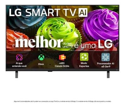 Smart TV HD 32" LG LB650 AI 2026 Processador α5 Ger9 HDR10 Xbox Bluetooth Wi-Fi AI Search Google Gemini Canais Grátis webOS 26 - 32LB650BPSA