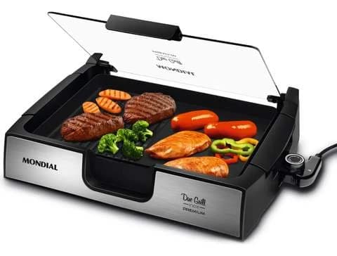 Chapa Due Grill G-10 Premium 1500w Preto/inox Mondial