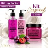 Kit Sabonete + Hidratante + Esfoliante Rhenuks