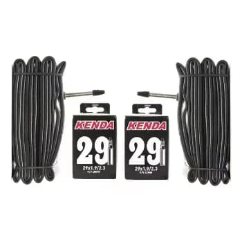2 Câmara Ar Bicicleta Aro 29 x1.9/2.3 Válvula Presta Bico Fino Par