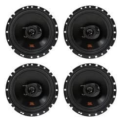 Kit 4 Falantes 6 Polegadas Jbl 6trfx55 Triaxial 220w 4 Ohms Cor Preto