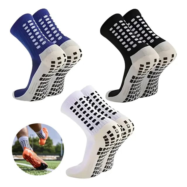 Kit 3 Pares Meia De Compressão Esportiva Corrida Ciclismo
