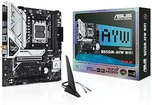 Asus B650m-ayw Wifi Placa Mãe Am5 Ddr5 Hdmi M.2 Usb 3.2