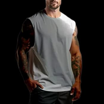 Regata Masculina Oversized Machão Muscle 100%