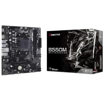 Placa Mãe Biostar B550MT, Chipset B550, AMD AM4, mATX, DDR4