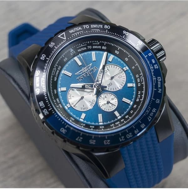 Invicta Relógio masculino aviador analógico de quartzo japonês