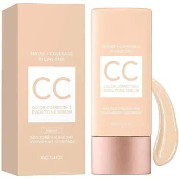 Base de maquiagem com ajuste de cor CCT, base de maquiagem com ajuste de cor, base de maquiagem que muda de cor, cobertu